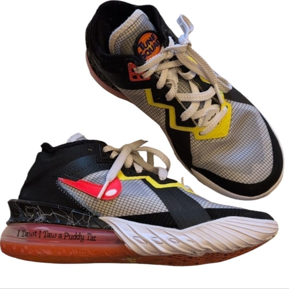 Nike LeBron 18 Low sneaker Sylvester vs Tweety Space Jam US 5.5